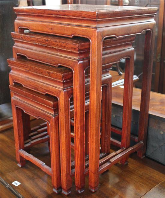 Quartetto of Chinese  tables
